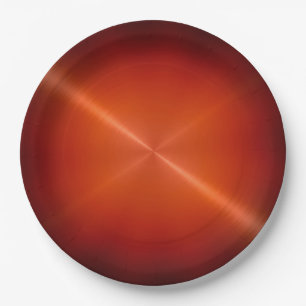 Cooles Edelstahlmetall Nr. 50 Pappteller