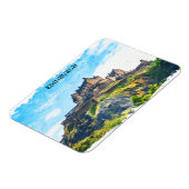 Cooles Edinburgh Schottisches Schloss Malerei Magnet (Linke Seite)