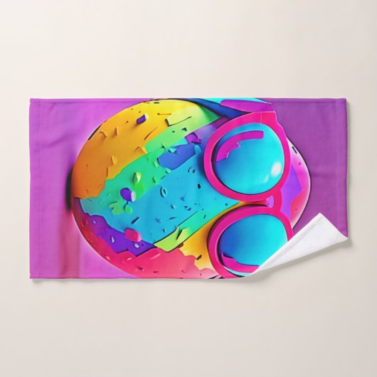 Cooles Ei Badhandtuch Set (Handtuch)