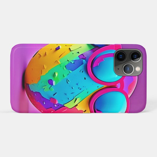 Cooles Ei Case-Mate iPhone Hülle (Rückseite (Horizontal))