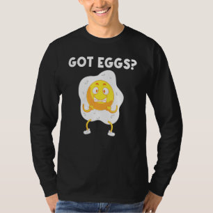 Cooles Ei Für Männer Frauen Gebraten Gebacken poch T-Shirt
