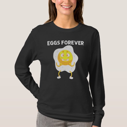 Cooles Ei für Männer - gebratenes, gebackenes Prot T-Shirt (Vorderseite)