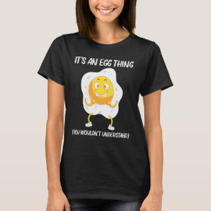 Cooles Ei für Männer - gebratenes, gebackenes Prot T-Shirt