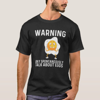 Cooles Ei Geschenk für Männer - gebratene gebacken T-Shirt