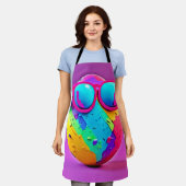 Cooles Ei Schürze (Getragen)