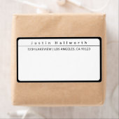 Cooles Einfaches Minimalistisch Schwarz/Weiß (Insitu)