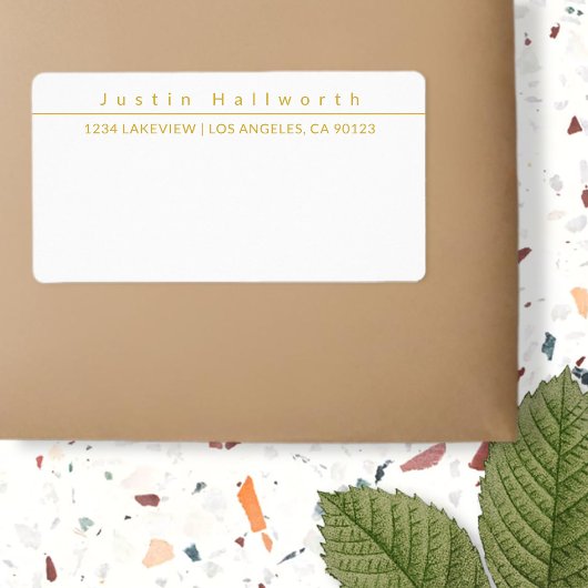 Cooles Einfaches Schlichtes Minimalistisches Gold