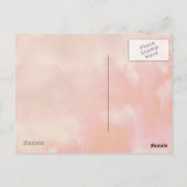 Cooles, eingefärbtes Mädchen mit Gemustertem Haars Postkarte (Rückseite)