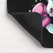 Cooles Einhorn-Gesichtskostüm mit lustigen Boxhand Mousepad (Ecke)