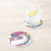 Cooles Einhorn Getränkeuntersetzer (Seite)