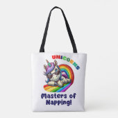 Cooles Einhorn mit Sonnenbrille Tasche (Rückseite)