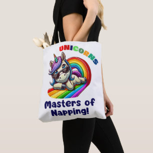 Cooles Einhorn mit Sonnenbrille Tasche