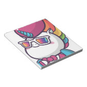 Cooles Einhorn Notizblock (angewinkelt)