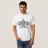 cooles Einhorngesicht T-Shirt (Vorne ganz)