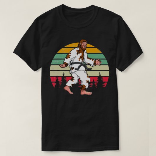 Cooles einmaliges Geschenk für den Bigfoot Karate  T-Shirt (Design vorne)