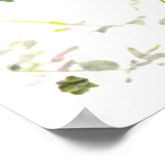 Cooles, einzigartiges, modernes romantisches Desig Poster (Ecke)