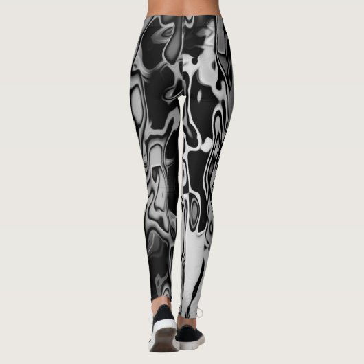 Cooles einzigartiges Muster Leggings (Rückseite)