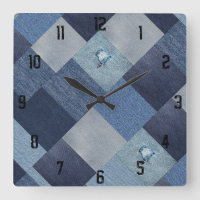 Cooles einzigartiges Patchwork Denim Vintag