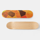 Cooles einzigartiges rustikales Muster Skateboard (Horizontal)