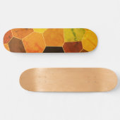 Cooles einzigartiges rustikales Muster Skateboard (Horizontal)