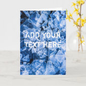 Cooles Eis im Sommer Karte (Gelbe Blume)