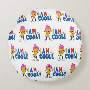 Cooles Eis Rundes Kissen