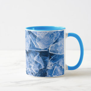Cooles Eisblau Tasse