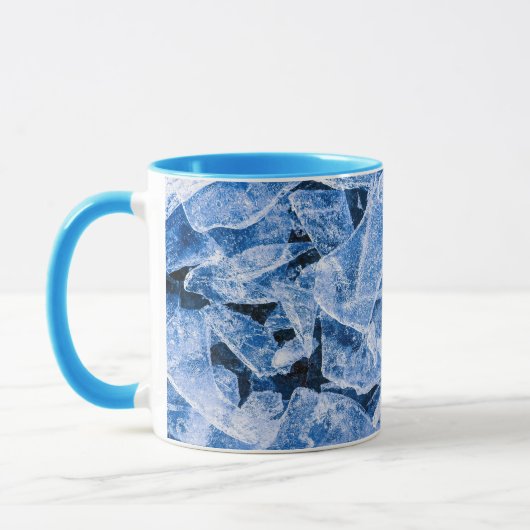 Cooles Eisblau Tasse (Links)
