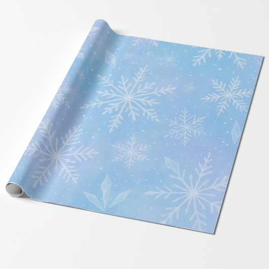 cooles eisiges gefrorenes Geschenkpapier (Ungerollt)