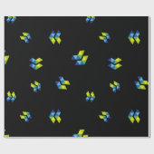 Cooles Elastos Kryptowährungszeichen Geschenkpapier (Flach)