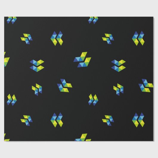 Cooles Elastos Kryptowährungszeichen Geschenkpapier (Flach)