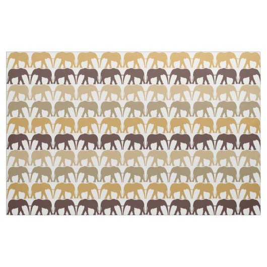 Cooles Elefantenmuster Stoff (Fat Quarter (45,7 x 55,9 cm))