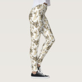 Cooles elegantes Beige Deer French Toile Leggings (Rechts)