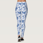 Cooles Elegantes Blaues Hirsch Leggings (Rückseite)