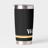 Cooles, elegantes Gay Bar Pride-Wappen Thermobecher (Rechts)