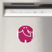 Cooles Elephant-Icon Magnet (In Situ (Geschirrspüler))
