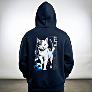 Cooles Elite-Fußball-Ass-Katzen-Anime-Geschenk für Hoodie