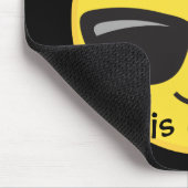 Cooles Emoji für Homeschool Mousepad (Ecke)