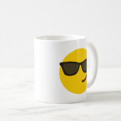 Cooles Emoji Kaffeetasse (VorderseiteRechts)