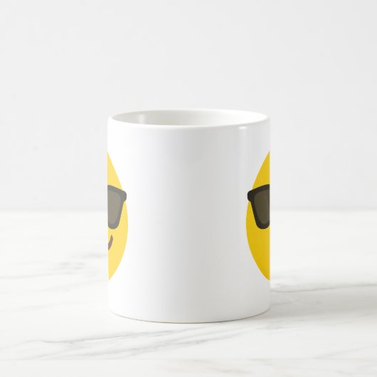 Cooles Emoji Kaffeetasse (Mittel)
