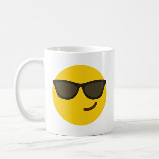 Cooles Emoji Kaffeetasse (Links)