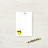 Cooles Emoji stellen 4 x 6 gegenüber Post-it Klebezettel (Auf Schreibtisch)