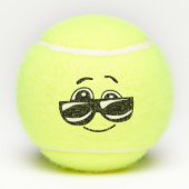 Cooles Emoji Tennisbälle (Rückseite)
