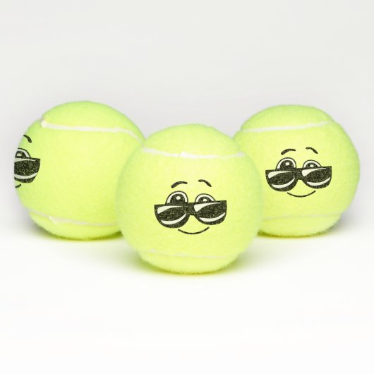 Cooles Emoji Tennisbälle (Multi)