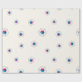 Cooles Enigma Kryptowährungszeichen Geschenkpapier (Flach)