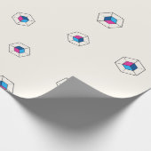 Cooles Enigma Kryptowährungszeichen Geschenkpapier (Ecke)