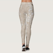 Cooles Ephemera Muster Abstrakt, Niedliche Frauenm Leggings (Rückseite)