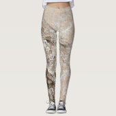 Cooles Ephemera Muster Abstrakt, Niedliche Frauenm Leggings (Vorderseite)