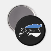 Cooles Estland Magnet (Vorderseite/Rückseite)