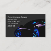 Cooles Exotic Car Visitenkarte (Vorderseite)